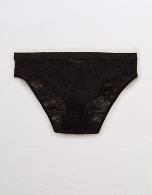 Aerie Mesh Palm Lace Bikini Underwear