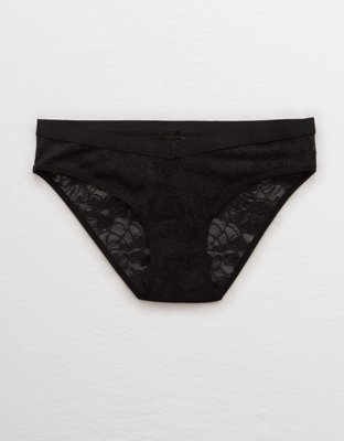 Aerie Mesh Palm Lace Bikini Underwear