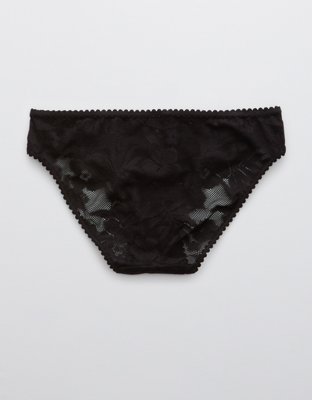 Aerie Cheetah Lace Bikini Underwear