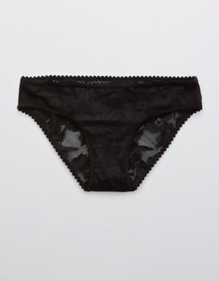 Aerie Cheetah Lace Bikini Underwear