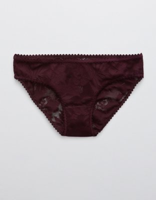 Aerie Cheetah Lace Bikini Underwear