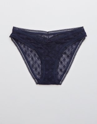 Aerie Picnic Lace High Cut Bikini Underwear