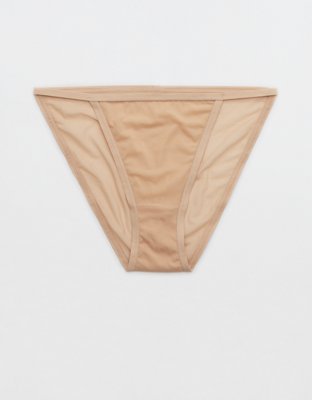 NWT AERIE Smoothez High Waisted Boyshort Pantie Sz S-M-L-XL Beige Yellow  Green