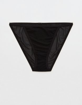 SMOOTHEZ Microfiber String Bikini Underwear Women's True Black L - Yahoo  Shopping