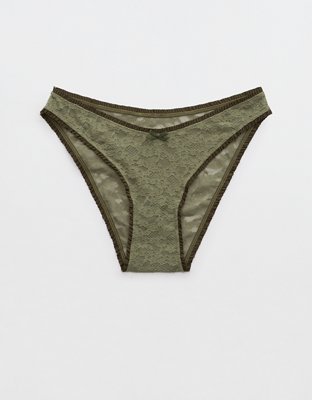 Show Off Undie Bikini Vintage con Volante y Encaje