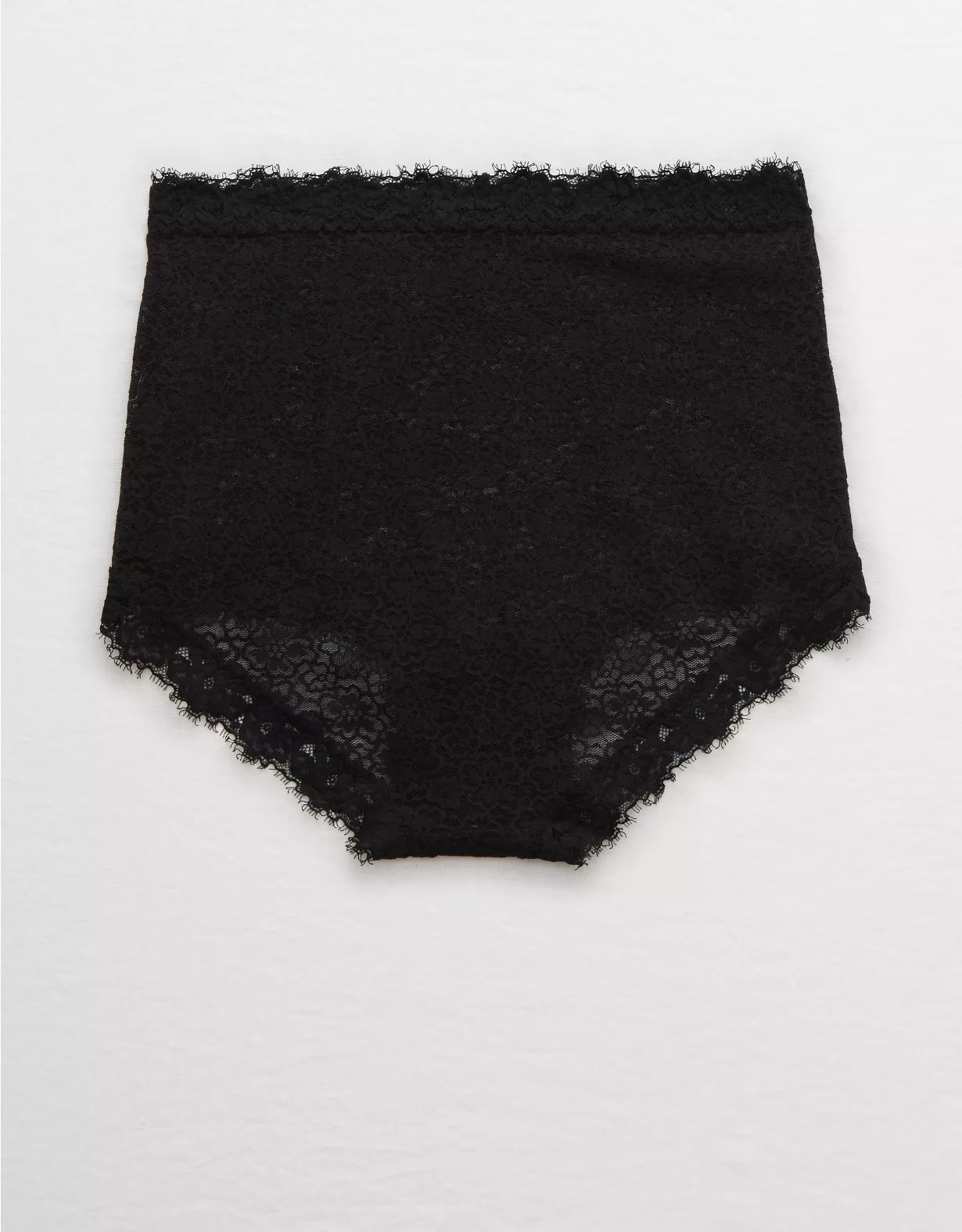 Aerie Eyelash Lace High Waisted Boybrief Underwear