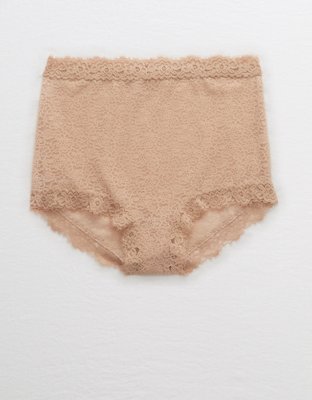 Aerie Eyelash Lace High Waisted Boybrief Underwear