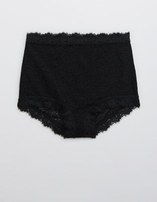 Aerie High Waisted Undie Boybrief stretch de satén