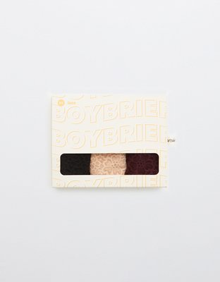 Трусы Eyelash Boybrief, кружево, 3 шт. — Aerie — фото 2