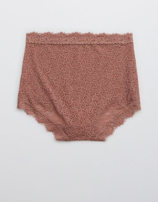 Aerie Eyelash Lace High Waisted Boybrief Underwear