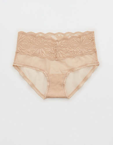 Aerie Hibiscus Lace Boybrief Underwear