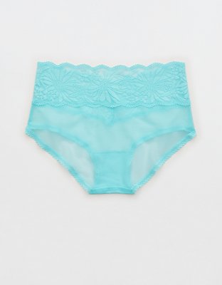 Aerie Hibiscus Lace Boybrief Underwear