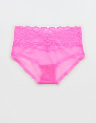 Aerie Hibiscus Lace Boybrief Underwear