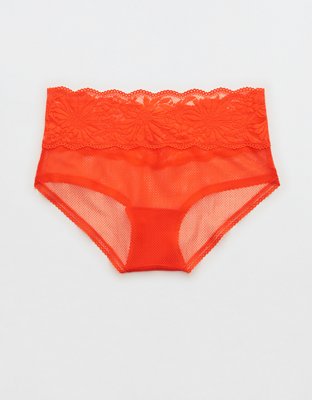 Aerie Hibiscus Lace Boybrief Underwear