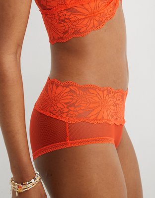 Aerie Hibiscus Lace Boybrief Underwear