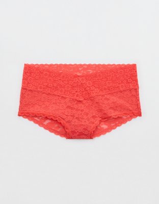 Aerie No Show Holiday Best Lace Thong Underwear