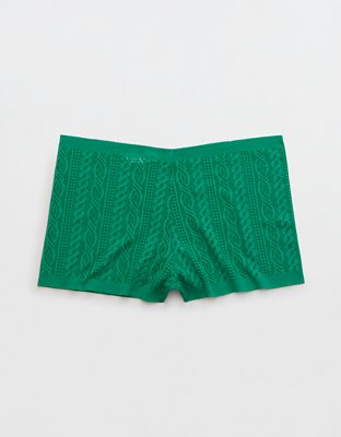 Aerie Undie Boyshort con encaje Cable