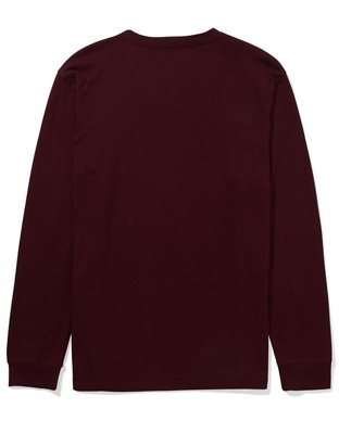 Мужские футболки American Eagle AE Long-Sleeve V-Neck T-Shirt — фото 4