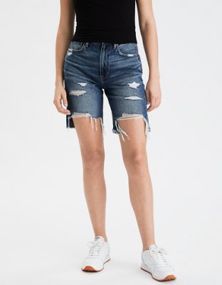 boyfriend denim shorts