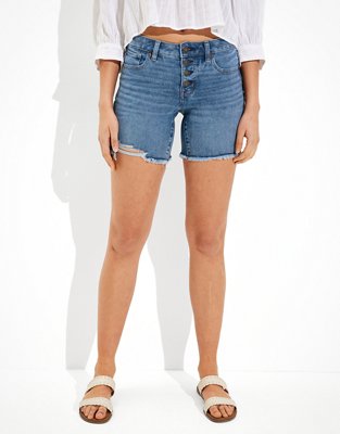 AE Dream Low-Rise Denim Bermuda Short