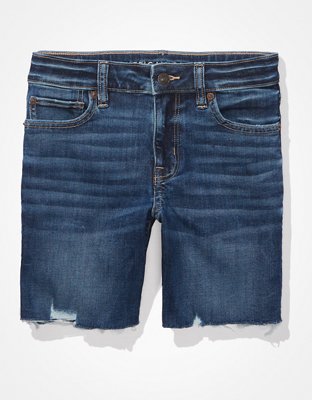 Buy American Eagle Ne(X)t Level High-Waisted Denim Shorts Online