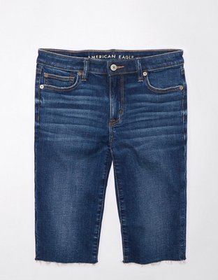 Buy American Eagle Ne(X)t Level High-Waisted Denim Shorts Online