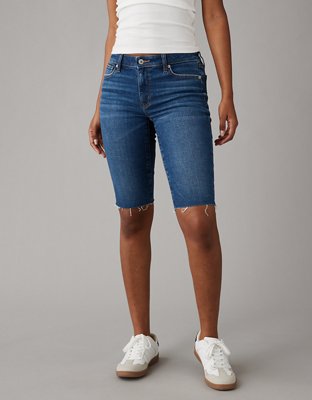 AE Next Level Low-Rise Skinny Bermuda Denim Short