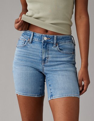 AE Next Level Low-Rise Skinny Bermuda Denim Short