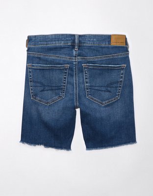 AE Next Level Bermuda Denim Short Skinny Tiro Bajo
