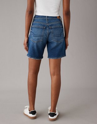 Женские джинсы American Eagle AE Strigid 8" Perfect Denim Bermuda Short — фото 2