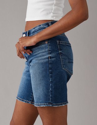Женские джинсы American Eagle AE Strigid 8" Perfect Denim Bermuda Short — фото 5