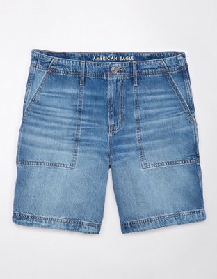 Женские джинсы American Eagle AE Strigid 8" Perfect Denim Bermuda Carpenter Short — фото 3