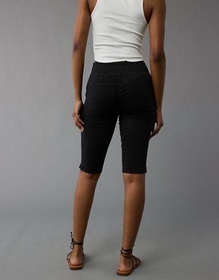 Женские джинсы American Eagle AE Next Level High-Waisted Skinny Bermuda Denim Short — фото 2