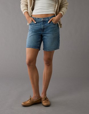 AE Strigid Denim Bermuda Short Perfecto de 8"