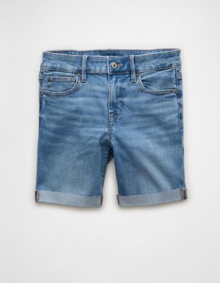 AE Next Level High-Waisted Skinny Bermuda Denim Short