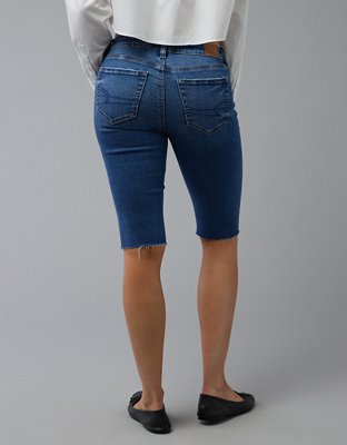 AE Next Level Low-Rise Skinny Bermuda Denim Short