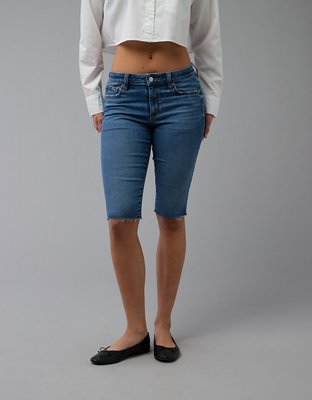 AE Next Level Low-Rise Skinny Bermuda Denim Short