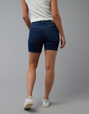 AE Next Level High-Waisted Skinny Bermuda Denim Short