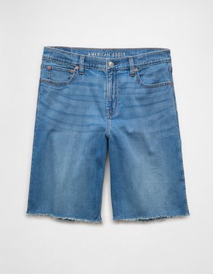 AE Dreamy Drape Jort Stretch Cintura Alta de Denim de 11"