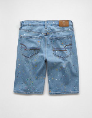 AE 11" Pride Dreamy Drape Stretch Denim High-Waisted Jort