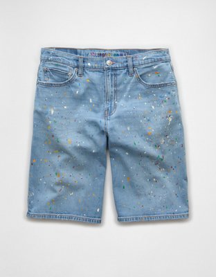 AE 11 Pride Dreamy Drape Stretch Denim High-Waisted Jort