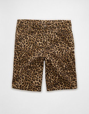 AE 11" Dreamy Drape Stretch Leopard High-Waisted Short