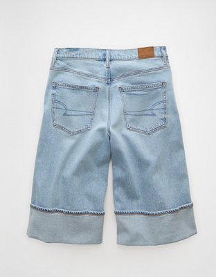 Short en jean à taille basse extensible de 15 po AE
