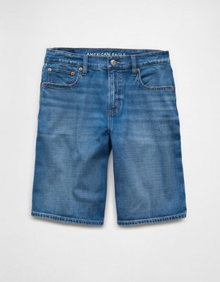 AE 11" Dreamy Drape Stretch Denim High-Waisted Jort
