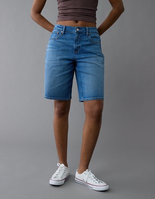 AE Dreamy Drape Stretch Denim High-Waisted 11" Jort