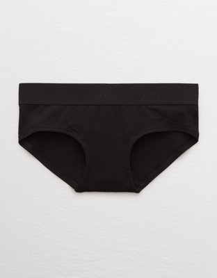 Aerie Undie boyshort de tejido calado y algodón con encaje