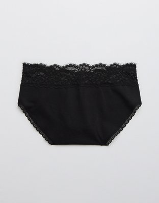 Aerie Cotton Eyelash Lace Boybrief Underwear