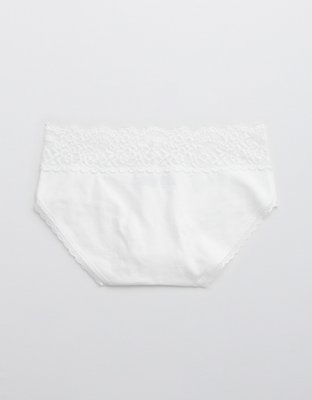 Aerie Cotton Eyelash Lace Boybrief Underwear