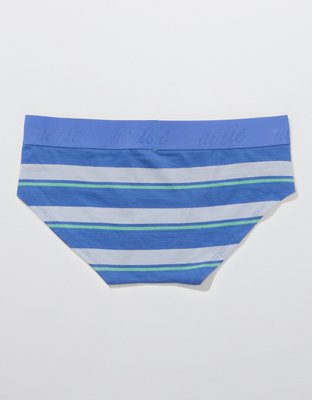 Трусы Boybrief, с логотипом, хлопок, в полоску — Aerie — фото 2
