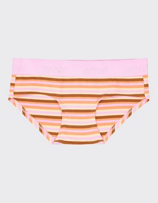 Aerie Cotton Logo Striped Boybrief Underwear